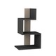 image 1 of Decortie Rosie 3-Tier Side Table 42x30x72cm Anthracite Grey