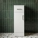 image 9 of Balterley Slimline Floor Standing Bathroom Cupboard | White | Gloss White | 1