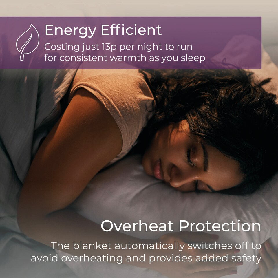 image 1 of Carmen Double Fitted Electric Blanket