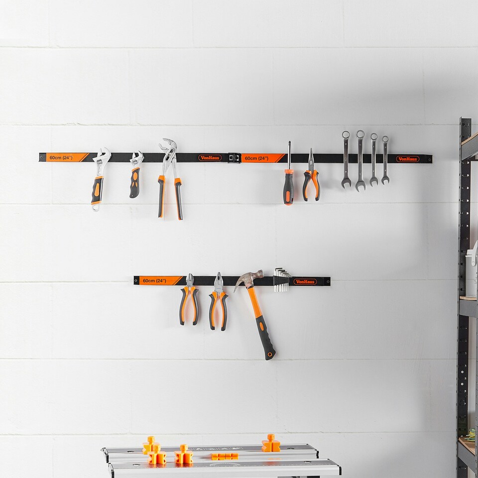 image 1 of VonHaus Extra Large Set of 3 Heavy Duty Magnetic Tool Holders