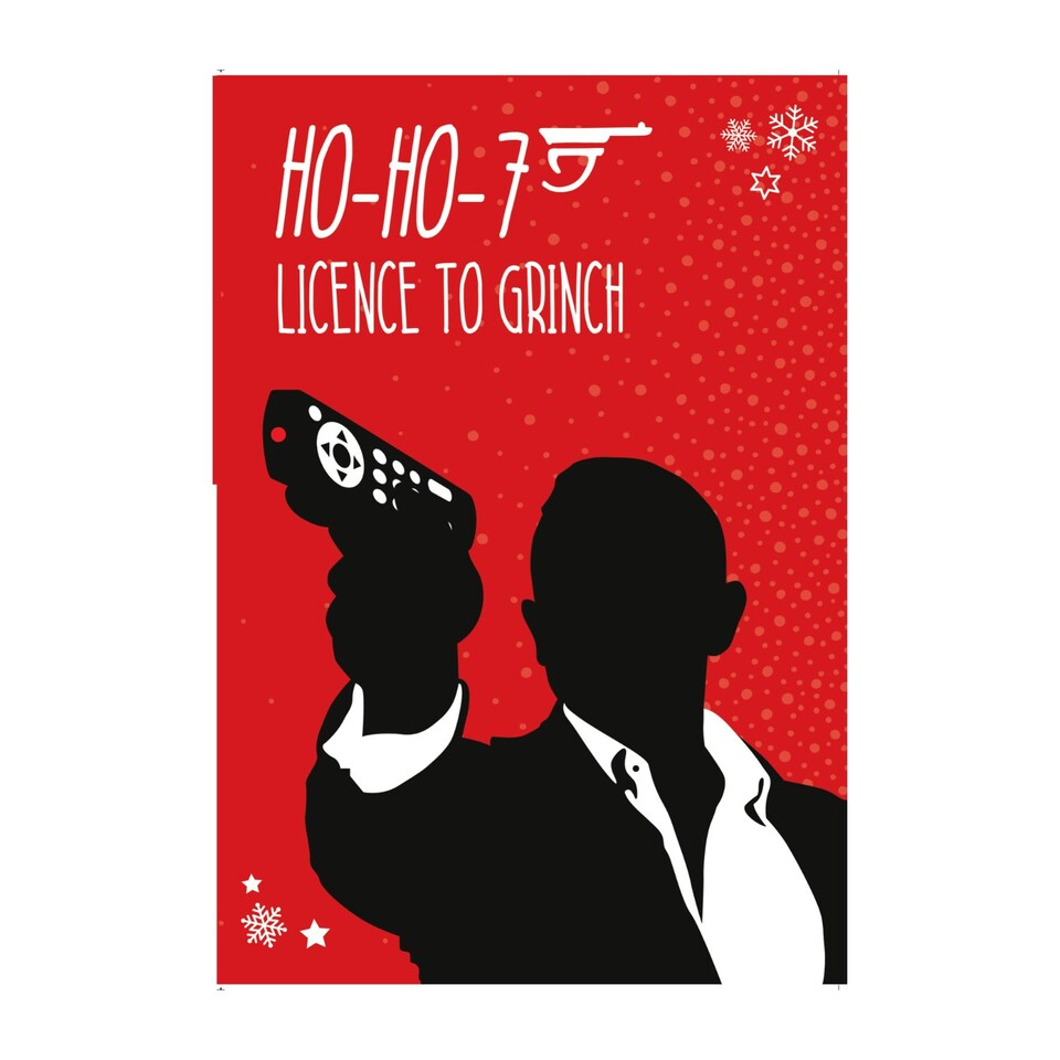 Emotional Rescue Humorous Christmas Card, TV Remote, 17.6 x 12.4 cms, Multi-Coloured