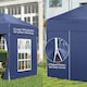 image 6 of Outsunny 2mx2m Pop Up Gazebo Party Tent Canopy Marquee with Storage Bag Blue