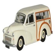 Oxford Diecast Morris Minor Traveller Old English White