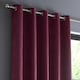 image 2 of Fusion Strata Eyelet Curtains Wine