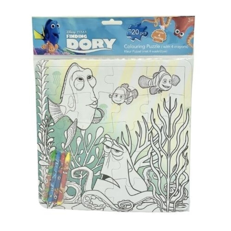 Disney Pixar Finding Dory Colouring Puzzle 20pcs Multi | A4