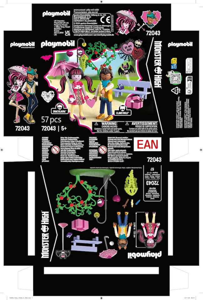 image 1 of Playmobil X Monster High Valentines