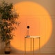 image 2 of ValueLights Sunset Gifting Polished Black Illuminated Decoration and Integrated LED .31W Multicolour 1300K Bulb