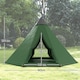 image 5 of Outsunny 6-7 Person Large Family Party Camping Tent with Carrying Bag | Green | Green
