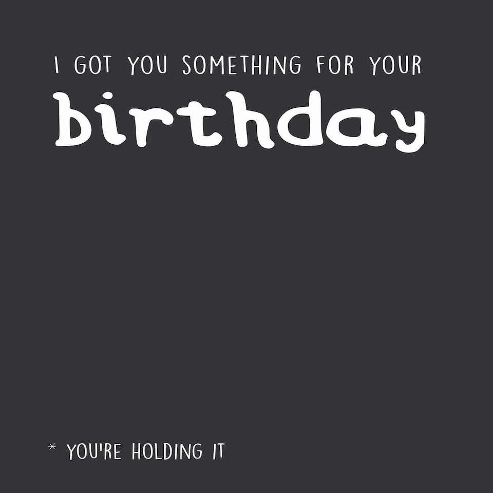 Something Birthday Card