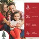 image 4 of HOMCOM 3ft White Light Artificial Christmas Tree w/ 90 LED Star Topper Tri-Base