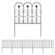 image 1 of Outsunny 5PCs Decorative Garden Fencing Metal Border Edging