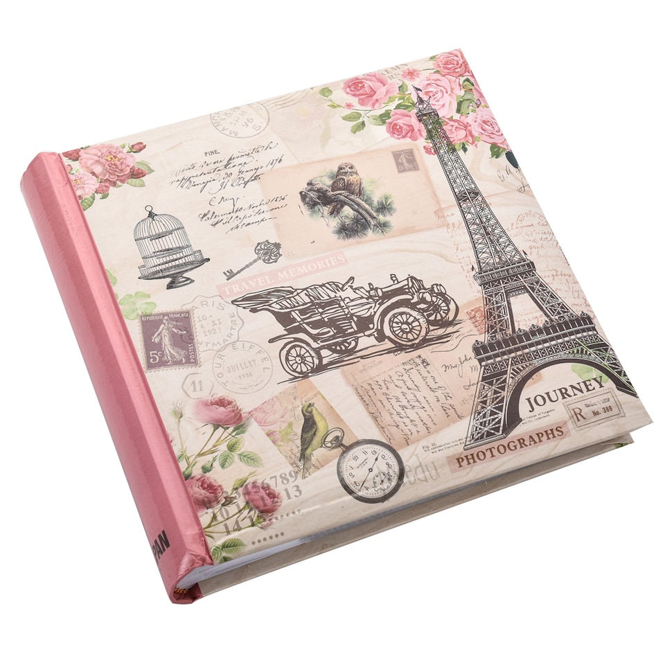 image 1 of ARPAN Large Slip In Memo Photo Album for 200 Photos 6x4" (10x15cm) – Picture Album with Memo Writing Space, Index Pages & CD/DVD Pocket – Memory Book for Family, Wedding & Travel Photos