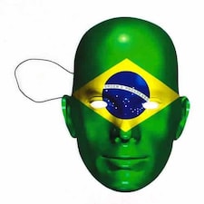 Brazil Flag Face Mask