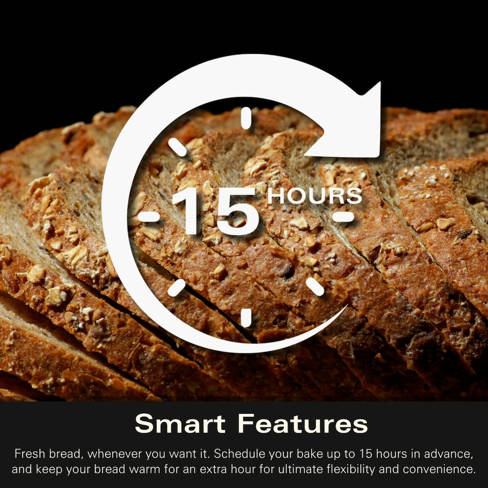 image 1 of Hamilton Beach Essential QuickBake 19-in-1 Automatic Bread Maker