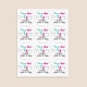 image 3 of Can't Wait to See Gender Reveal Round Stickers 60mm - Sheet of 12