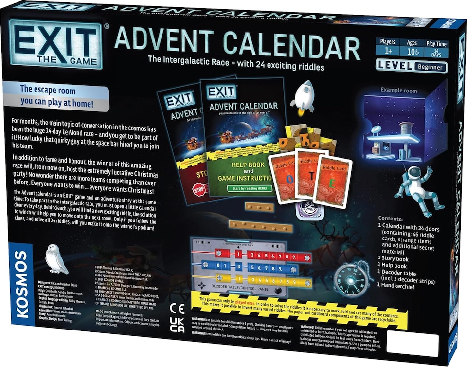 image 1 of EXIT:  Advent Calendar - The Intergalactic Race