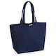 image 2 of Westford Mill Organic Marina Tote Shopping Bag (20L) - French Navy - One Size Blue