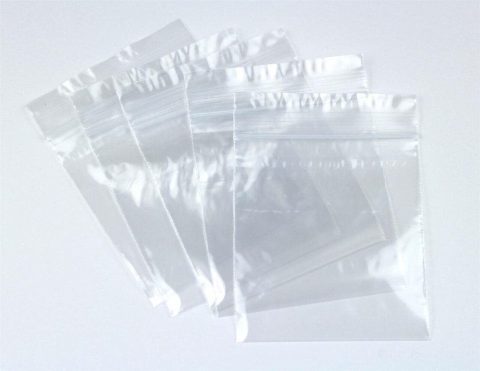 image 1 of 400 Zip Seal Bags Clear Plastic Zip Lock Food & Freezer Grip Self Seal 2.25" x 3" | Clear