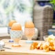 image 6 of Nicola Spring Hand-Printed Egg Cups - 5.5cm - 3 Colours - Pack of 6