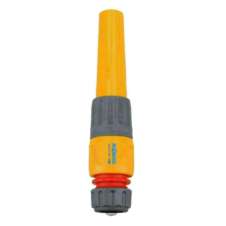 image 1 of Hozelock Twist Spray Nozzle Garden Hose Pipe Water Gun & Aqua Stop Fitting
