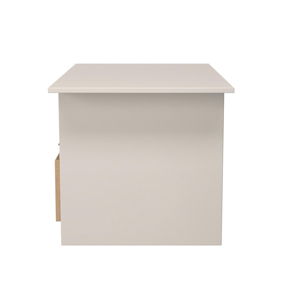 image 1 of Norway Bottom Drawer Coffee Table in Gold Craft & Kashmir (Ready Assembled) | Brown | Gold Craft & Kashmir