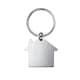 image 3 of MidOcean Heim House Metal Keyring - Matt Silver - One Size