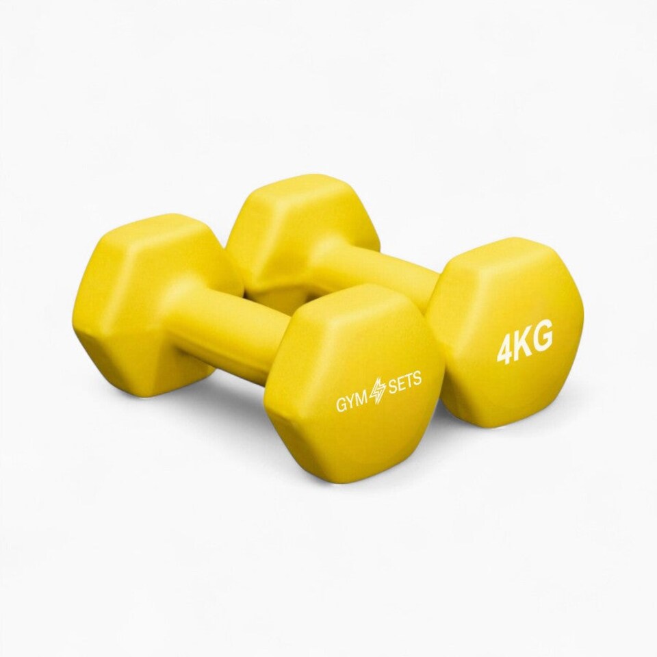 image 1 of GYM SETS Neoprene Dumbbell Pairs | 2x 4kg (Pair)