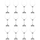 image 1 of LAV Ella Red Wine Glasses - 440ml - Pack of 12