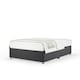 image 1 of Signature Platinum 2000 Pocket Sprung Graphite Plush Velvet Divan Set Double
