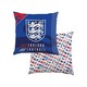 image 1 of England FA Glory Crest Filled Cushion - Blue/White/Red - One Size