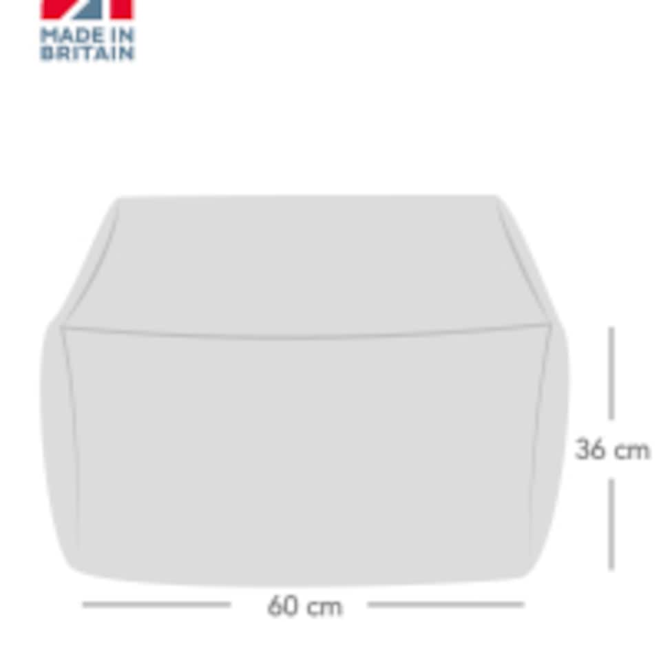 image 1 of rucomfy Indoor Large Ottoman Pouffe - Jumbo Cord Bean Bag Footstool