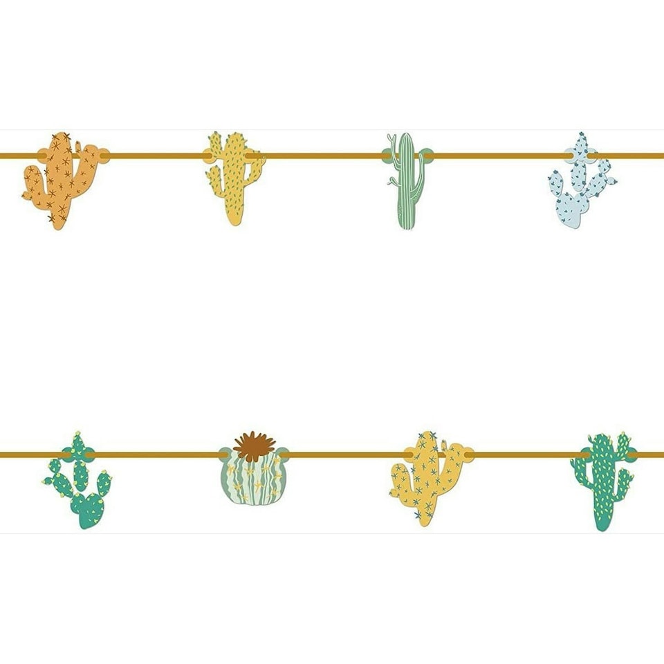 Procos Cactus Banner - Yellow/Green - One Size