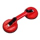 image 1 of Faithfull Double Pad Suction Lifter 120mm Pads | Multi | Multi Colour | One Size | 1