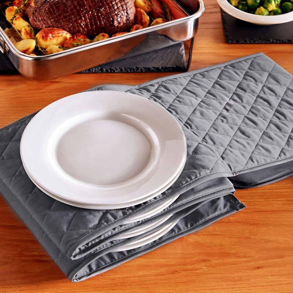 image 1 of VonShef Plate Warmer Electric for 10 Plates Double Insulated