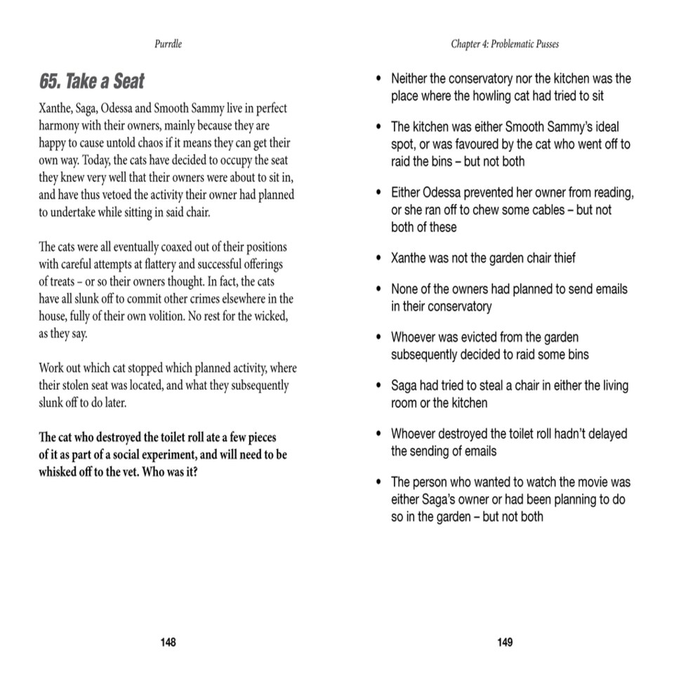 image 1 of Purrdle - Puzzle Book