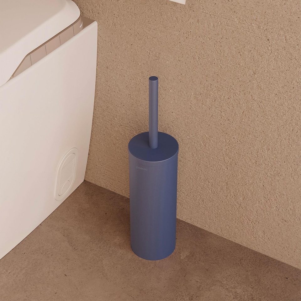 image 1 of COSMIC Toilet brush & holder, Brushed copper PVD, LOGIC Collection