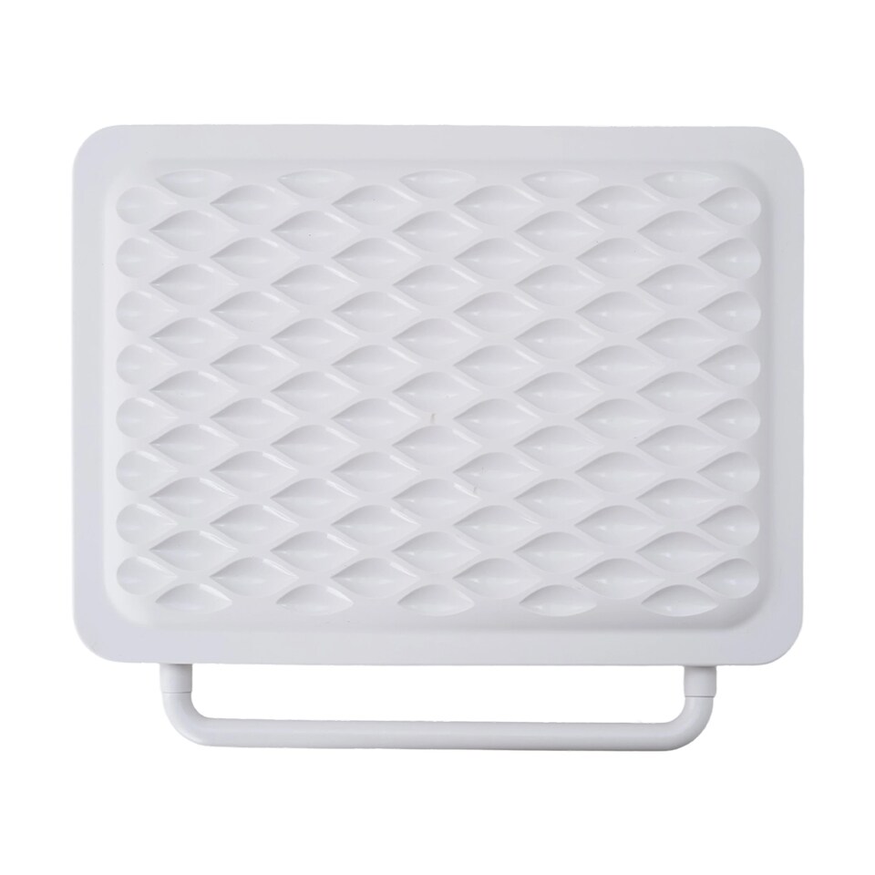 image 1 of Living and Home Foldable Laundry Basket with Casters,Multifunctional Storage Bsket- White, M | White | M