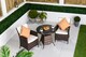 image 2 of Savannah Round Rattan Garden Bistro Table and Chairs Set 2 Seater | Brown | Brown