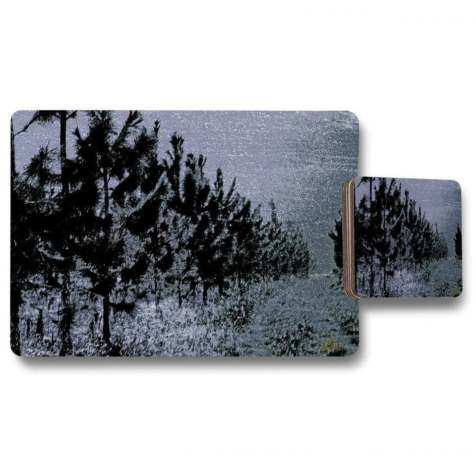 Star Tree Line (Placemat & Coaster Set)