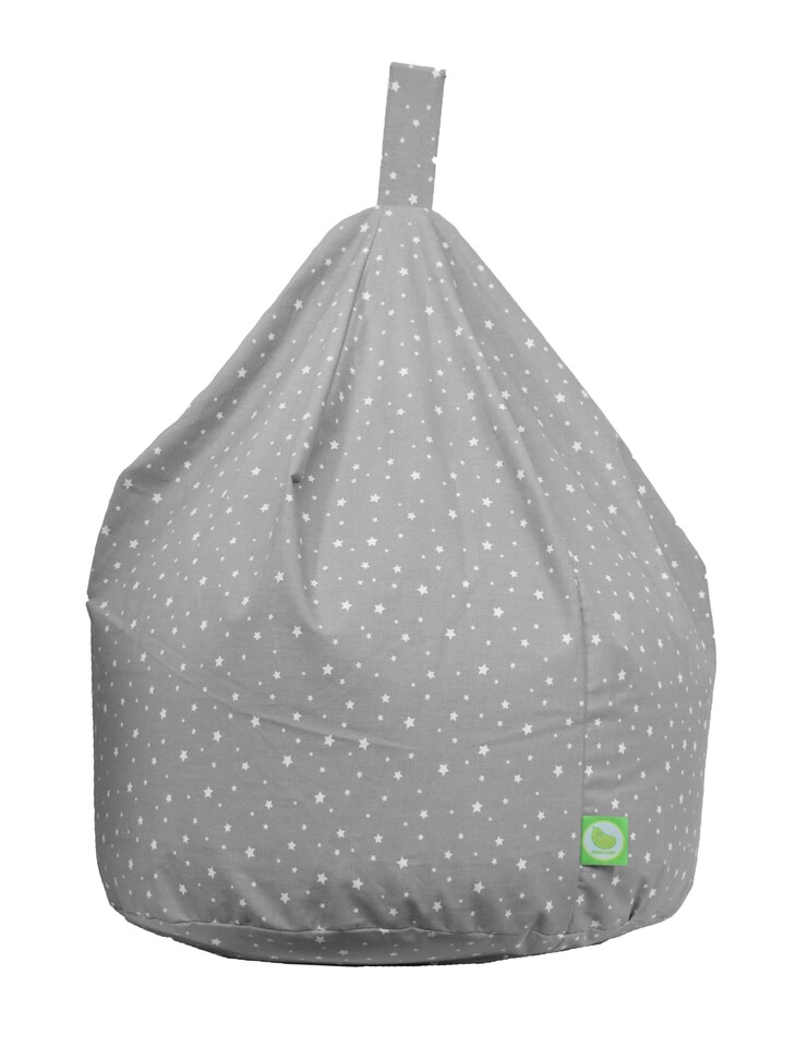 image 1 of Bean Lazy Grey Stars Bean Bag Large Size