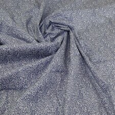 Grey 100% Cotton Poplin Fabric for Dressmaking, Quilting, 110cm / 43" Wide - per metre