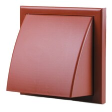 Blauberg DECOR155X155-100HKTR Cowled Grille with Damper 100mm/4" (Terracotta)