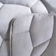 image 4 of OHS Quilted Embossed Patterned Soft Plump Coverless 7.5 Tog Washable Duvet Cover and Pillowcase Bedding Set Grey | Football | Single
