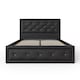 image 5 of Hollywood Ottoman Storage Bed Double Black | Black | Black