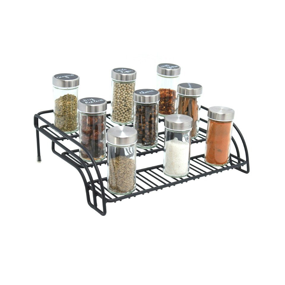 image 1 of Buckingham High End 3 Tier Cupboard Storage Organising Rack 29.5 cm - Black