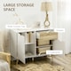 image 3 of HOMCOM Free Standing Sideboard Storage Cabinet, Accent Cupboard with Drawer