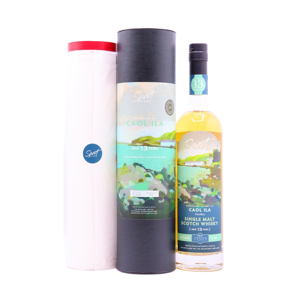 Caol Ila Spirit of Art Including Signed Print Single Cask 300684 2007 13 year old Whisky