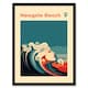 image 1 of Newgale Beach Haverfordwest Wales Uk Modern Black Framed Wall Art Print A4