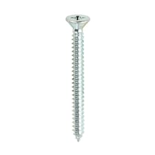 Timco - Self-Tapping Screws - PZ - Countersunk - Zinc (Size 8 x 1 3/4 - 200 Pieces)