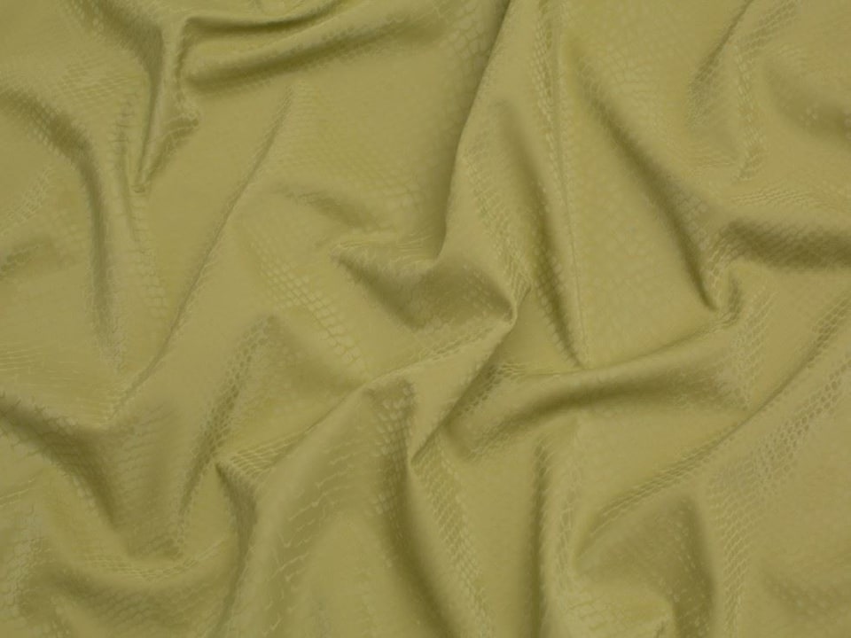Minerva Core Range Green Snakeskin Activewear Lycra Four Way Stretch Knit Fabric for Dressmaking, 140cm / 55" Wide - per metre